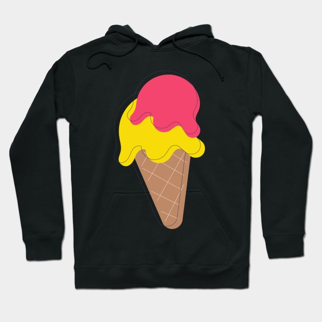 Ice Cream Cone Hoodie by Islanr